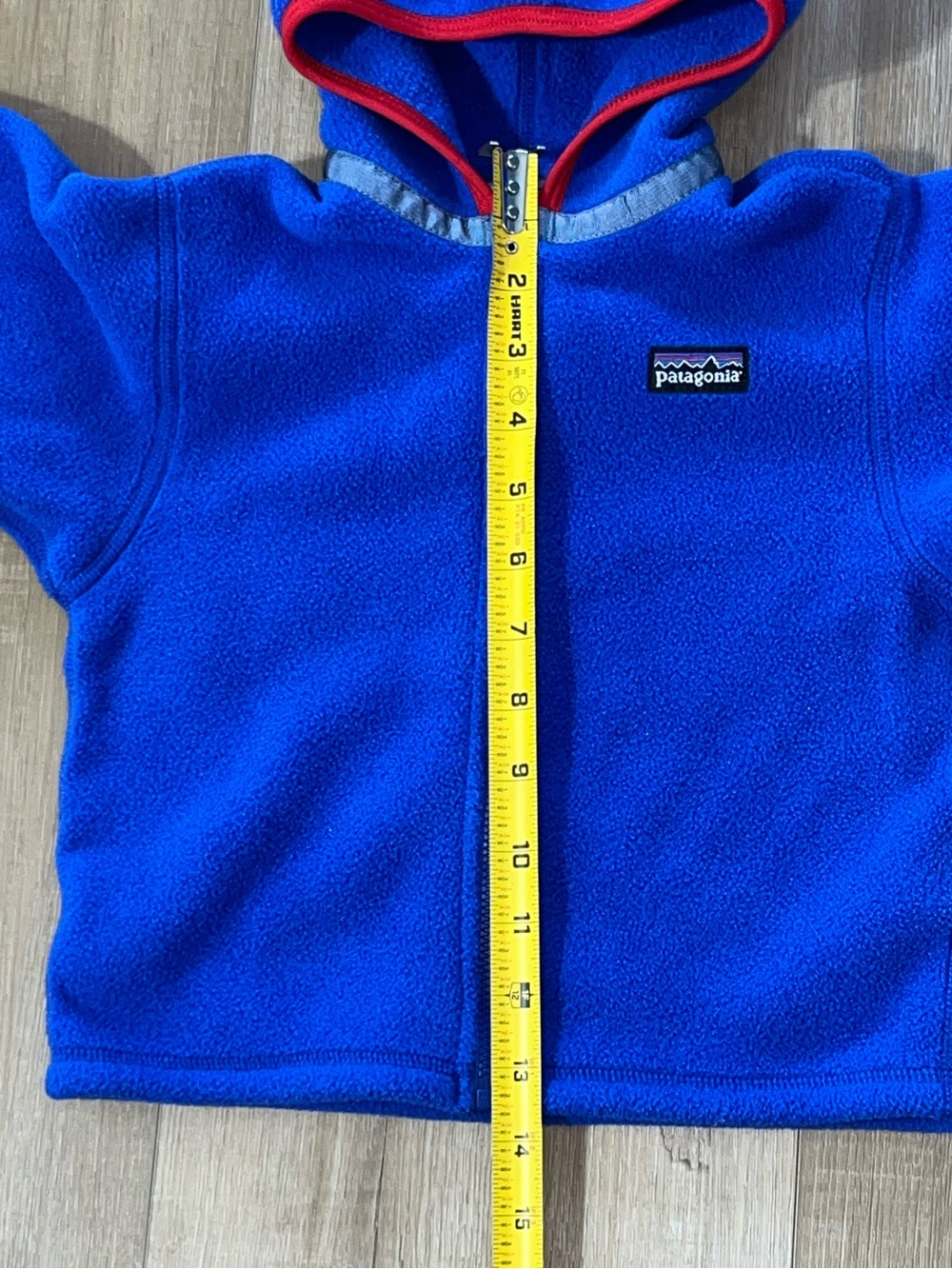 Patagonia Baby Synchilla Fleece Full Zip Hooded Jacket Size 24 Months - Picture 5 of 6